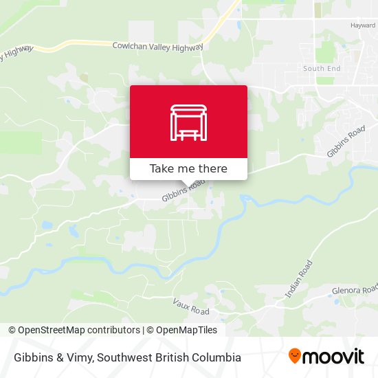 Gibbins & Vimy map
