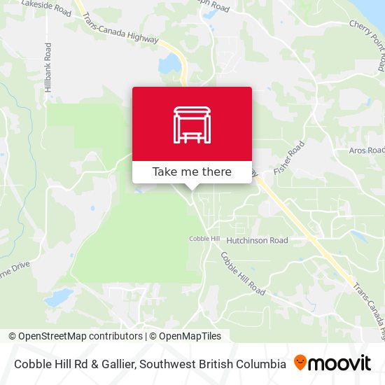 Cobble Hill Rd & Gallier map