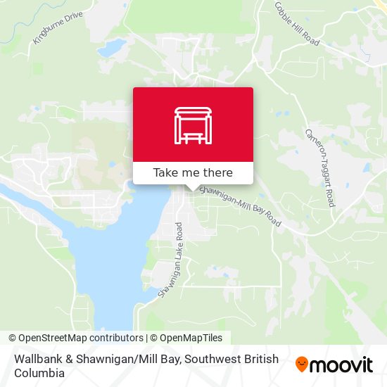 Wallbank & Shawnigan/Mill Bay map