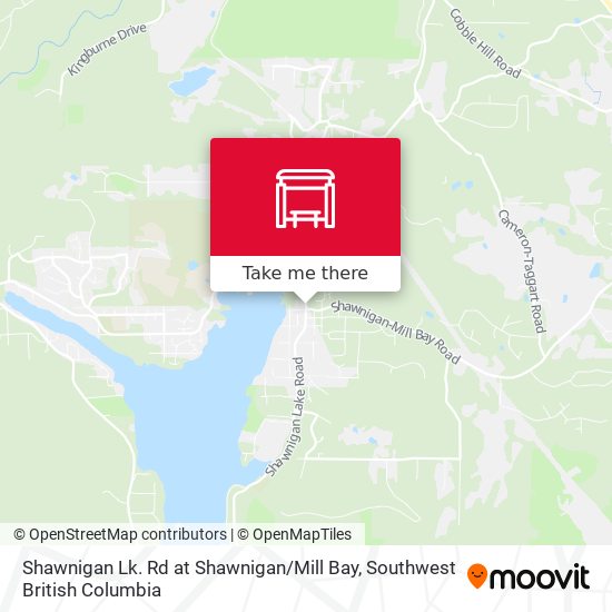 Shawnigan Lk. Rd at Shawnigan / Mill Bay map