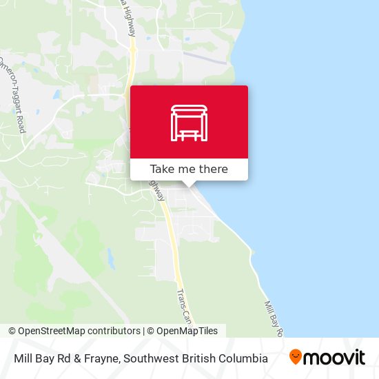 Mill Bay Rd & Frayne map