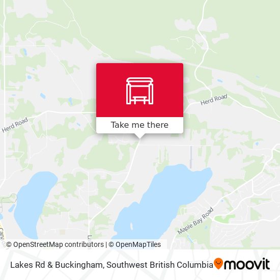 Lakes Rd & Buckingham map