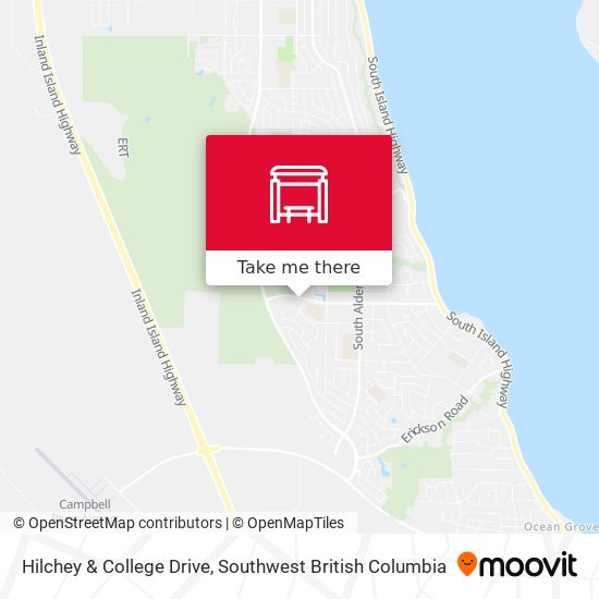 Hilchey & College Drive map