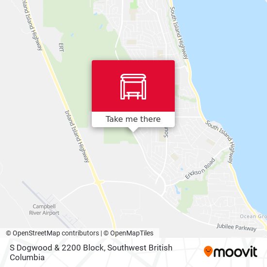 S Dogwood & 2200 Block map