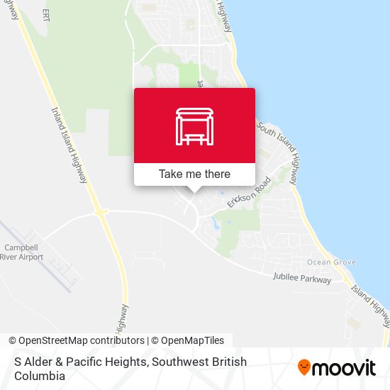 S Alder & Pacific Heights map