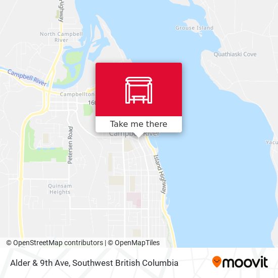 Alder & 9th Ave map