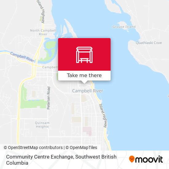 Community Centre Exchange map