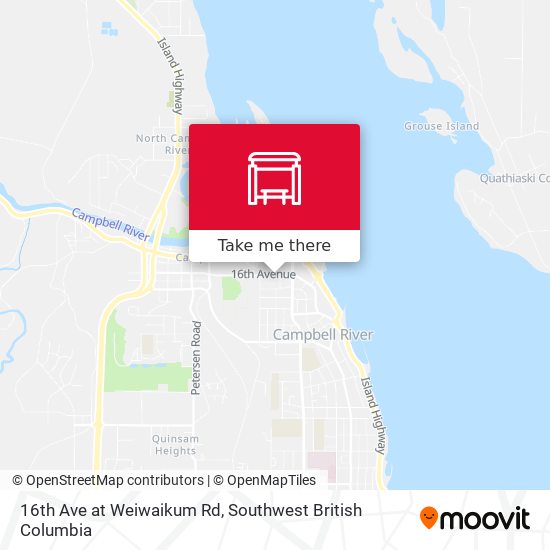 16th Ave at Weiwaikum Rd plan