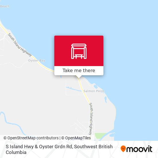 S Island Hwy & Oyster Grdn Rd map