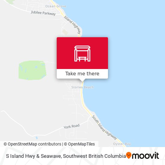 S Island Hwy & Seawave map