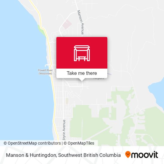 Manson & Huntingdon map