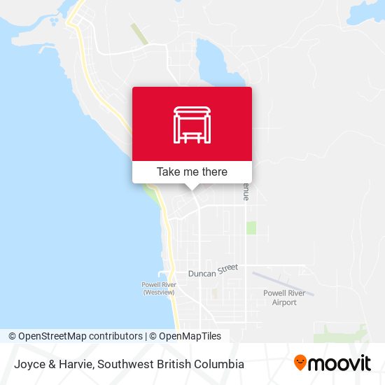 Joyce & Harvie map