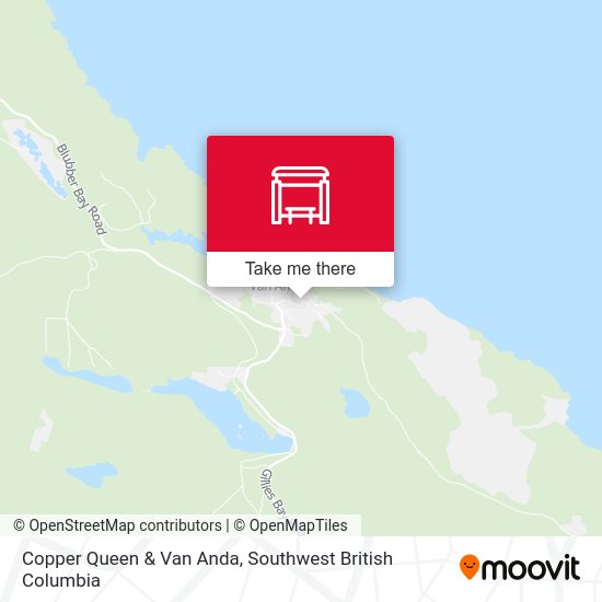 Copper Queen & Van Anda map