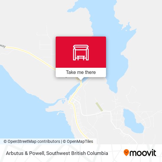 Arbutus & Powell map