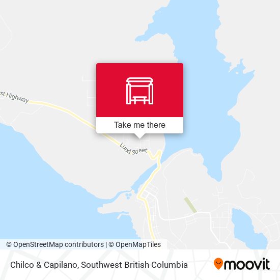 Chilco & Capilano map