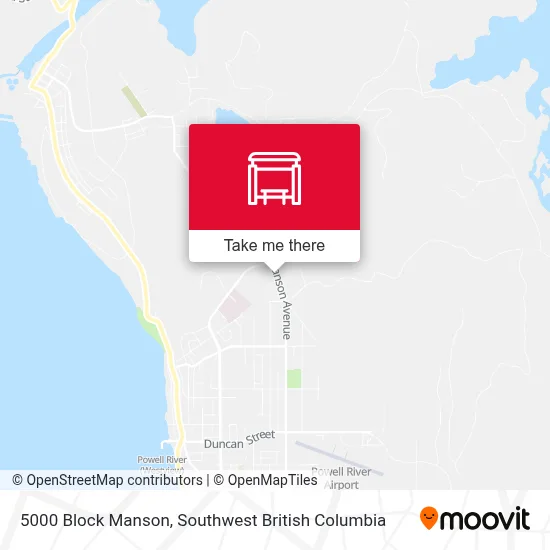 5000 Block Manson map