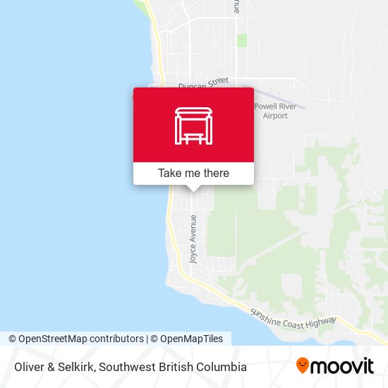 Oliver & Selkirk map