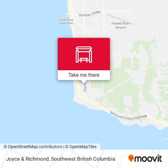 Joyce & Richmond map