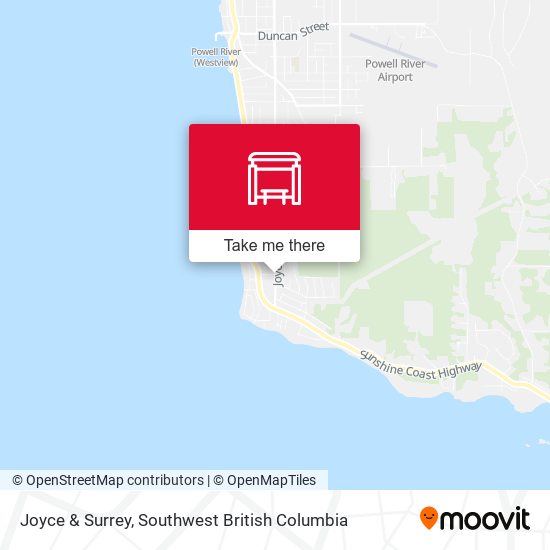 Joyce & Surrey map