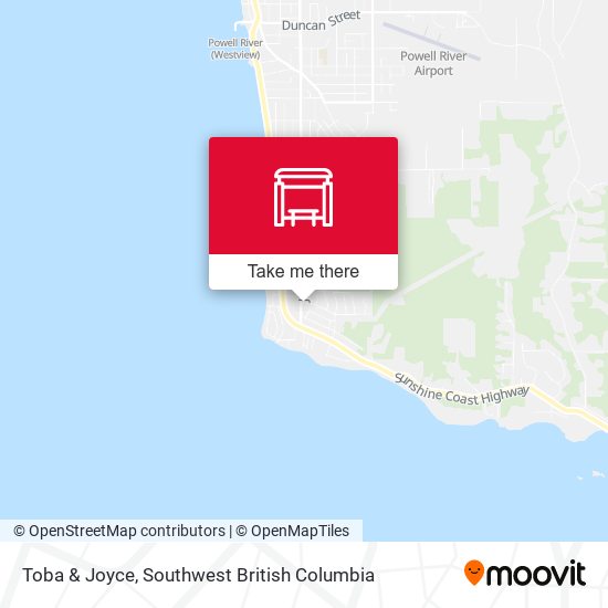 Toba & Joyce map