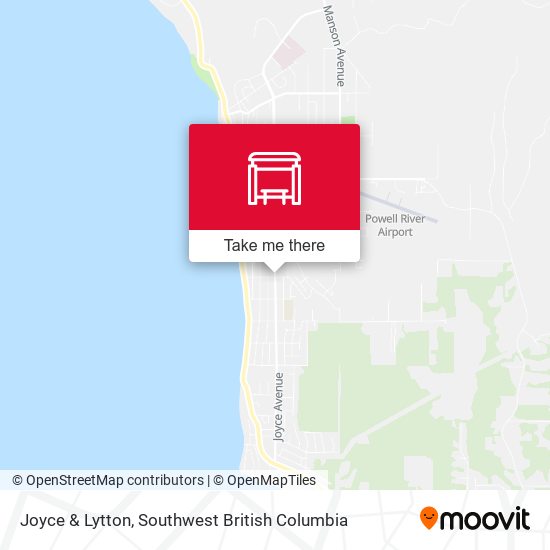 Joyce & Lytton map