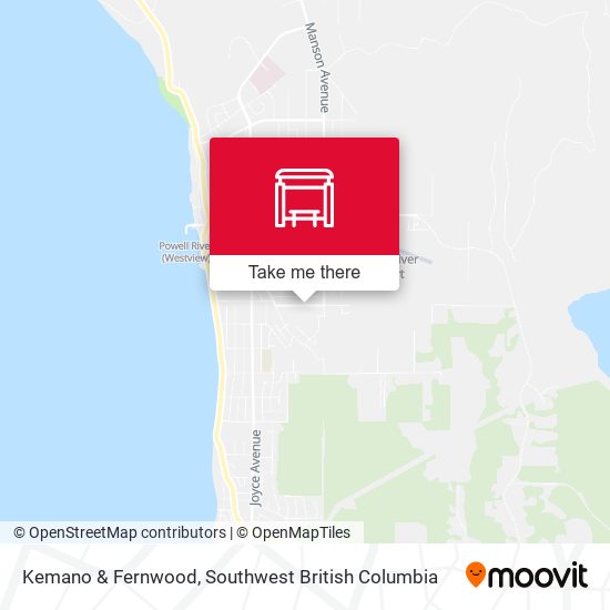 Kemano & Fernwood map