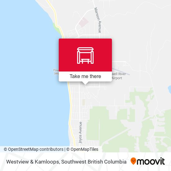 Westview & Kamloops map