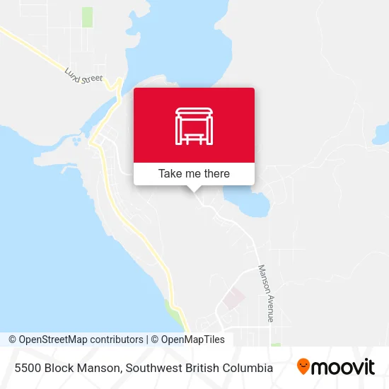5500 Block Manson map