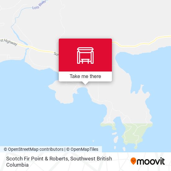Scotch Fir Point & Roberts map