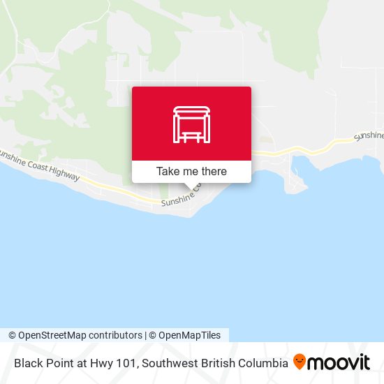 Black Point at Hwy 101 map