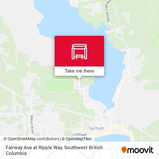 Fairway Ave at Ripple Way map