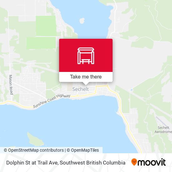 Dolphin St at Trail Ave map