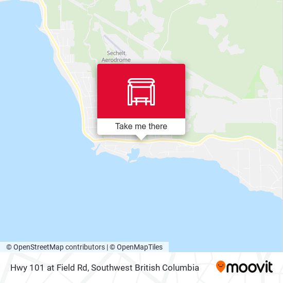 Hwy 101 at Field Rd map