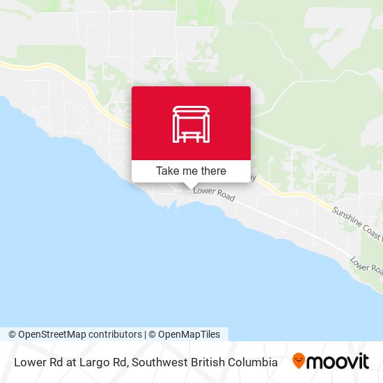 Lower Rd at Largo Rd map