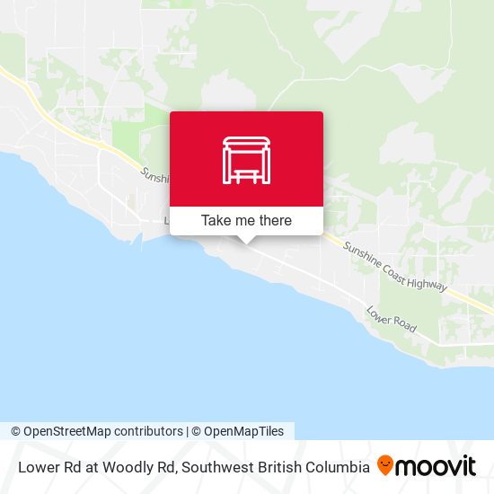 Lower Rd at Woodly Rd map