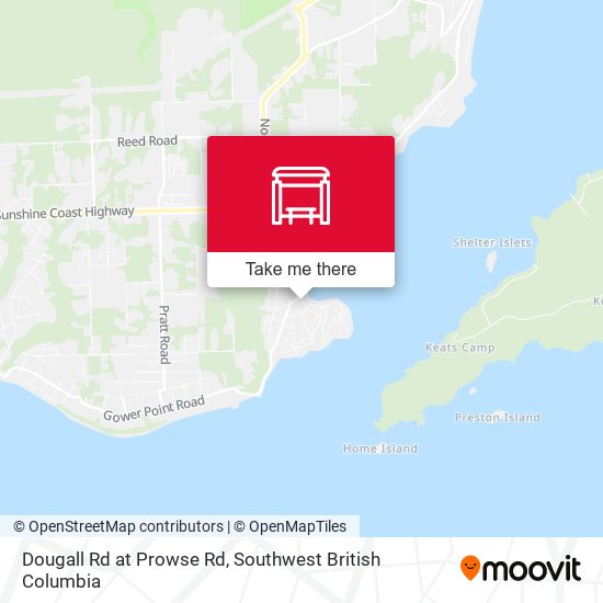 Dougall at Prowse map