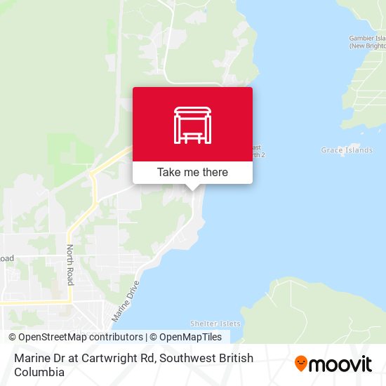 Marine Dr at Cartwright Rd plan