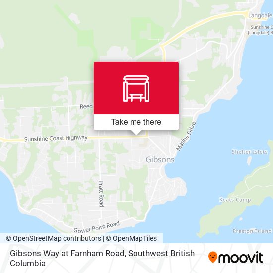 Gibsons Way at Farnham Road map