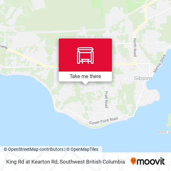 King Rd at Kearton Rd map