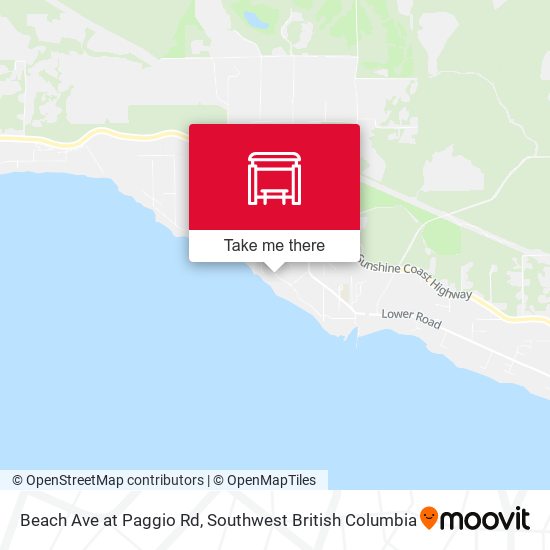 Beach Ave at Paggio Rd plan