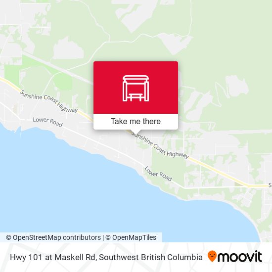 Hwy 101 at Maskell Rd plan