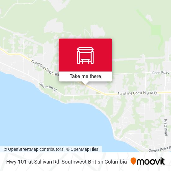 Hwy 101 at Sullivan Rd map