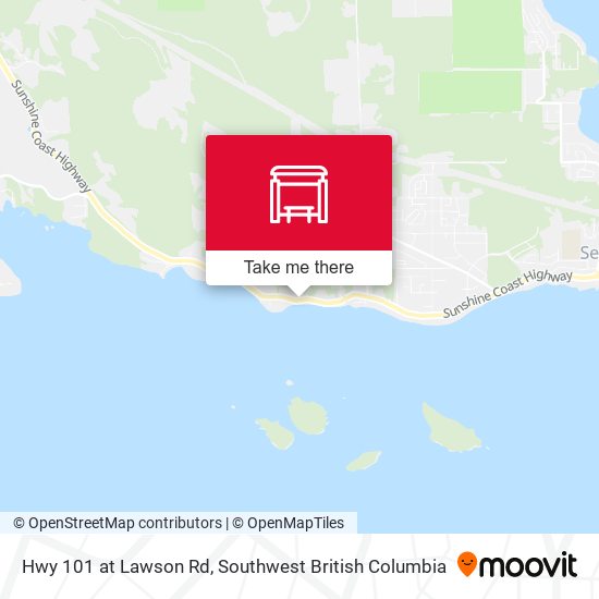 Hwy 101 at Lawson Rd map