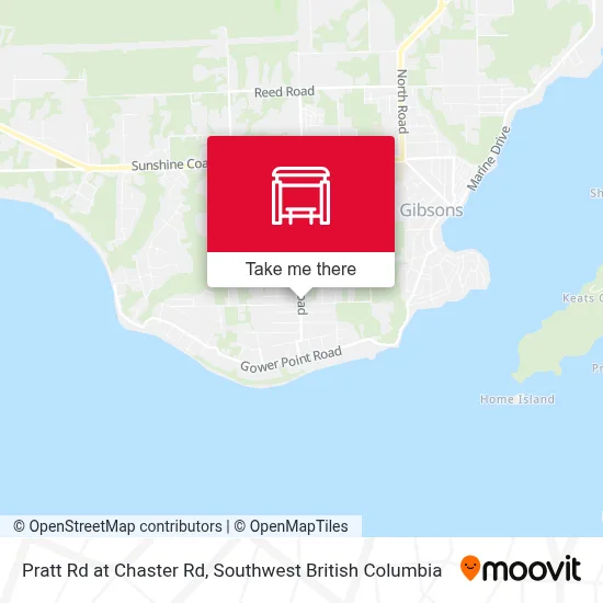 Pratt Rd at Chaster Rd map