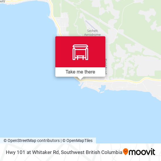 Hwy 101 at Whitaker Rd map