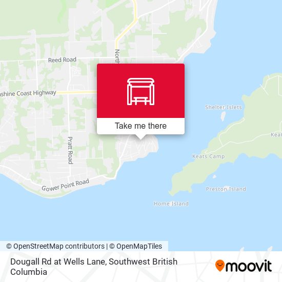 Dougall Rd at Wells Lane map
