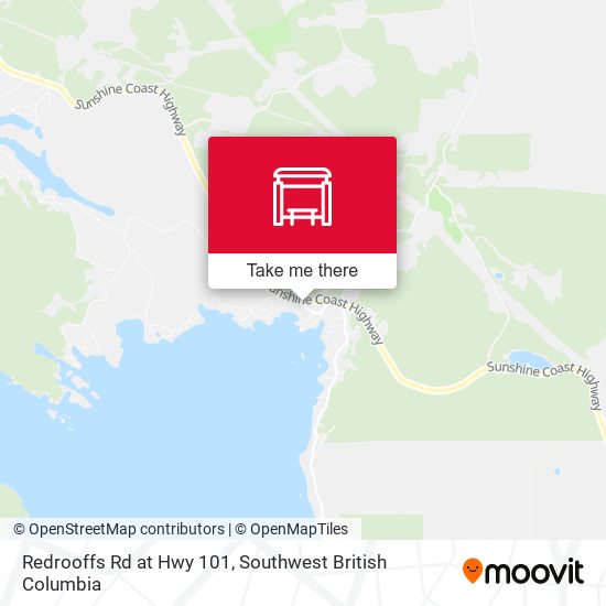 Redrooffs Rd at Hwy 101 map