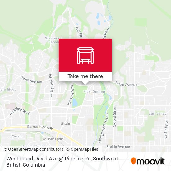 Westbound David Ave @ Pipeline Rd plan