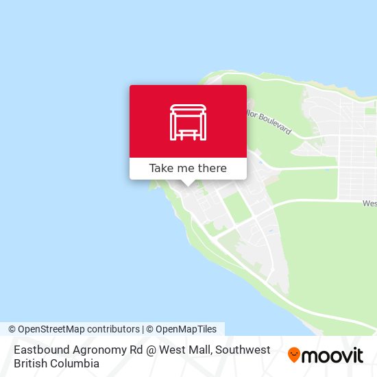 Eastbound Agronomy Rd @ West Mall plan