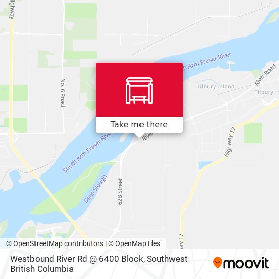 Westbound River Rd @ 6400 Block plan